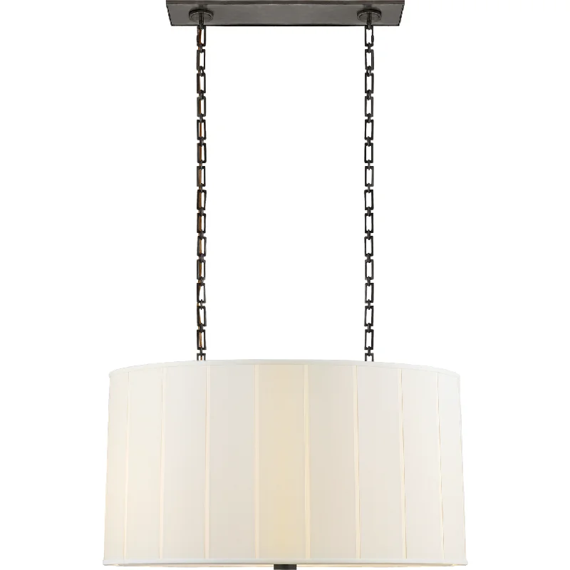 Industrial - style track lighting for loftsPerfect Pleat Oval Hanging Shade