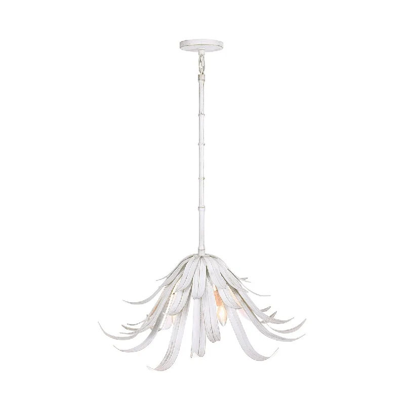 Industrial Lighting for Food Processing FactoriesKagra 3 Lights 24 in. Chandelier White Finish