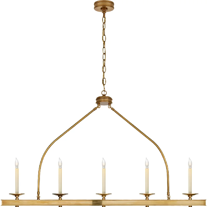 Track lighting with adjustable armsLaunceton Large Linear Pendant