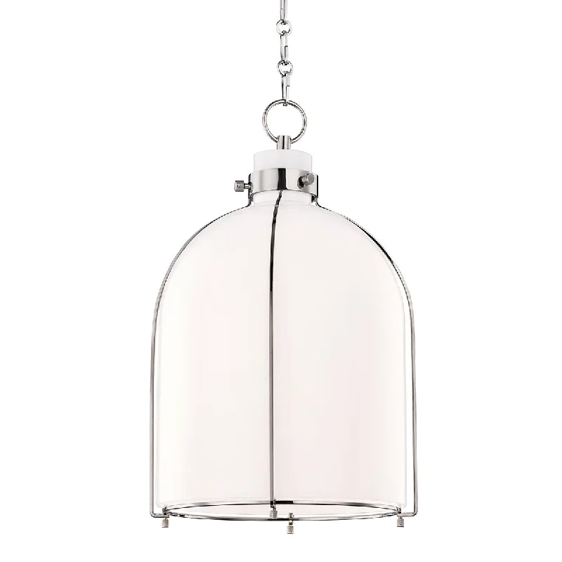 Energy - Efficient Industrial Lighting for Cost - SavingsEldridge 14 in. Birdcage Pendant Light Polished Nickel Finish Energy - Efficient Industrial Lighting for Cost - SavingsEldridge 14 in. Birdcage Pendant Light Polished Nickel Finish