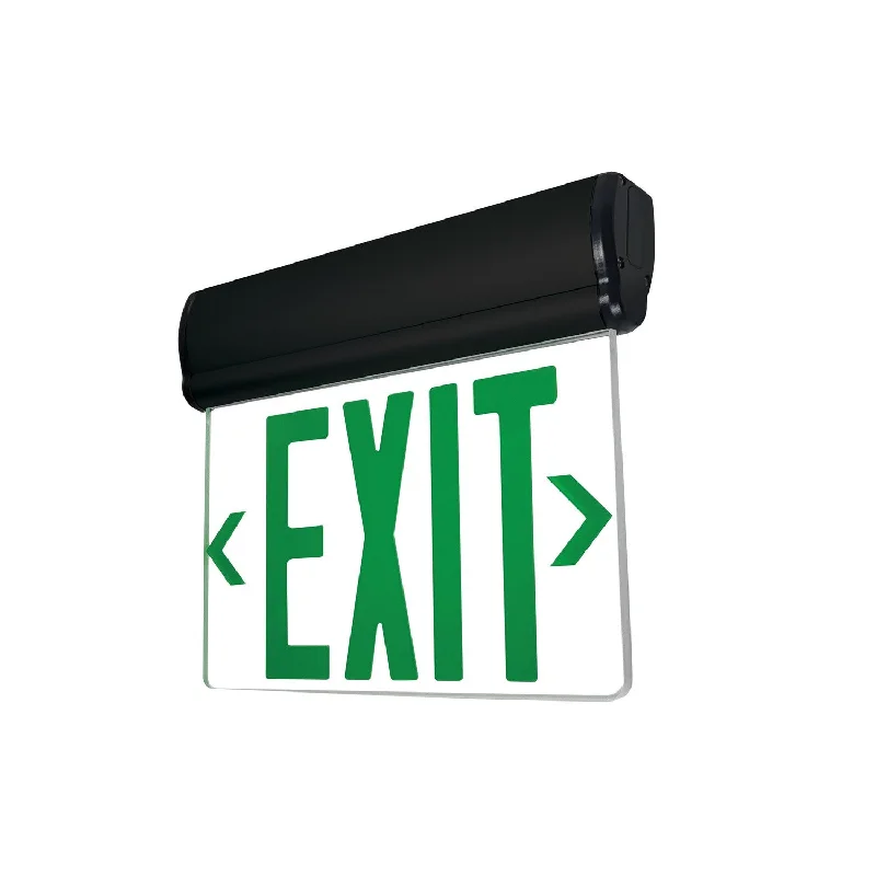Industrial Lighting for Metal Fabrication ShopsExit LED Edge-Lit Exit Sign