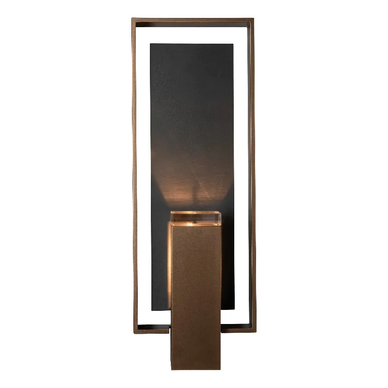Track lighting for highlighting bookcasesShadow Box Outdoor Wall Sconce