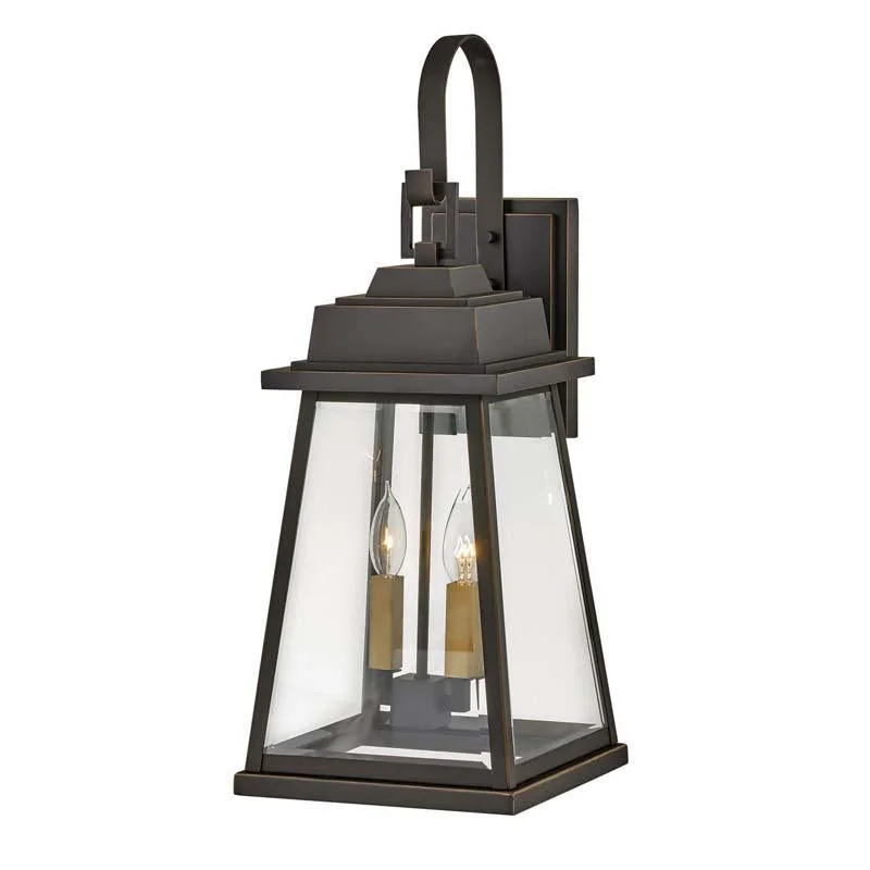 Outdoor - rated track lighting for patiosmid - century modern wall lamps with iconic shapes for a stylish studyHinkley 2945OZ Outdoor Bainbridge Oil Rubbed Bronze Wall Light