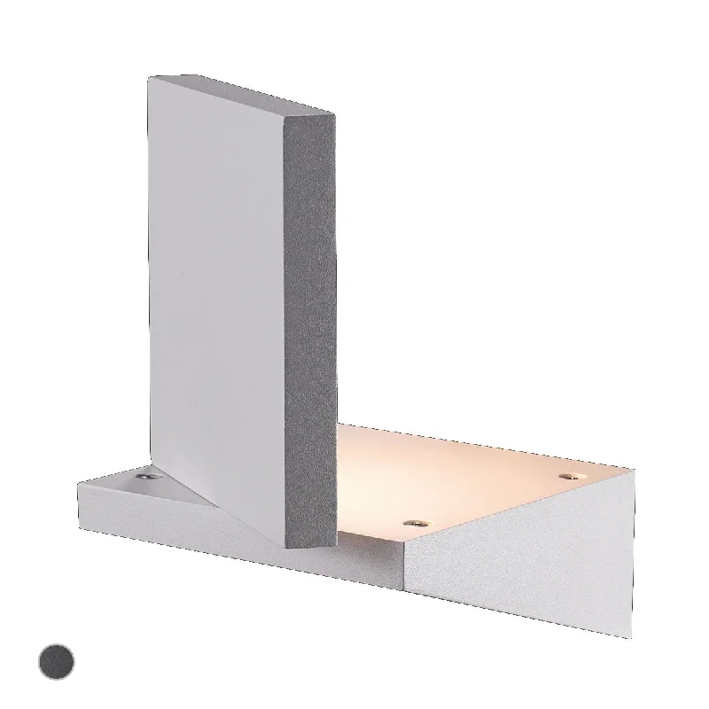 Industrial Ceiling - Mounted Lighting for Assembly PlantsMana 7 In. LED Outdoor Wall Sconce Marine gray Finish Industrial Ceiling - Mounted Lighting for Assembly PlantsMana 7 In. LED Outdoor Wall Sconce Marine gray Finish