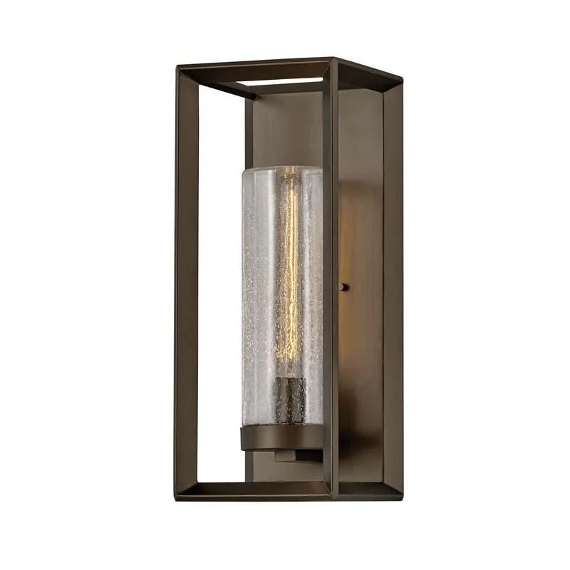 Track lighting for outdoor gardensasian - inspired wall lamps with bamboo or paper shades for a zen - like Hinkley 29309WB Outdoor Rhodes Warm Bronze Wall Light