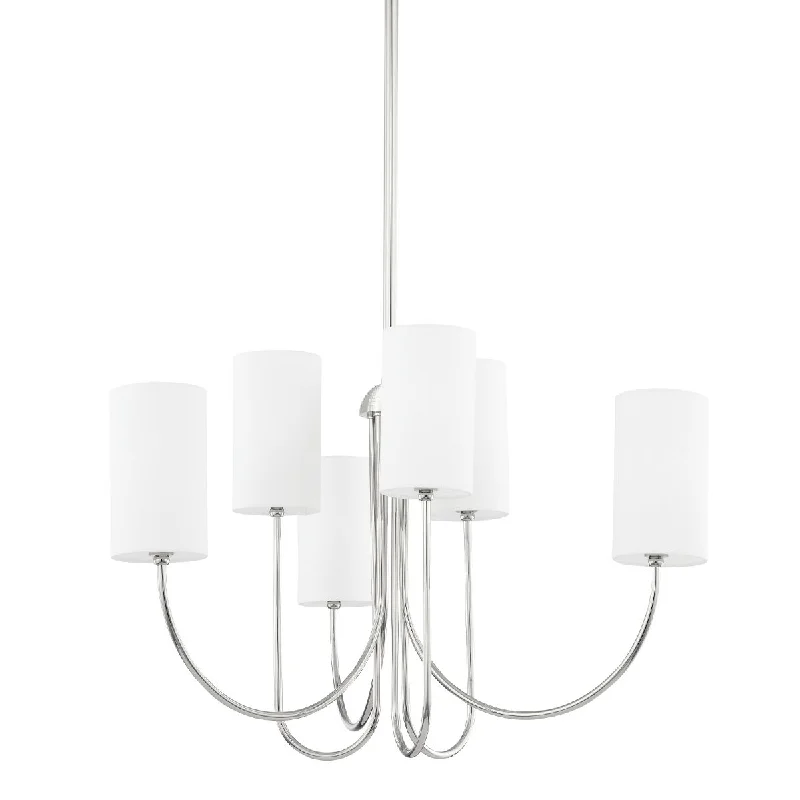 Explosion - Proof Industrial Lighting for Hazardous LocationsHarlem 6 lights Chandelier Polished Nickel finish Explosion - Proof Industrial Lighting for Hazardous LocationsHarlem 6 lights Chandelier Polished Nickel finish