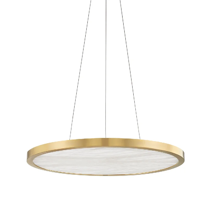 Industrial Lighting for Electronics ManufacturingEastport 24 in. LED Pendant Light Brass finish Industrial Lighting for Electronics ManufacturingEastport 24 in. LED Pendant Light Brass finish