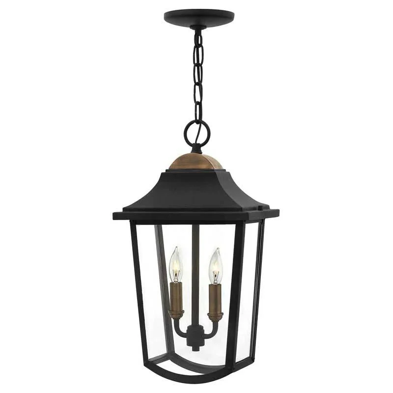 Track lighting for illuminating dining tablesHinkley 1972BK Outdoor Burton Black Hanging Light Track lighting for illuminating dining tablesHinkley 1972BK Outdoor Burton Black Hanging Light