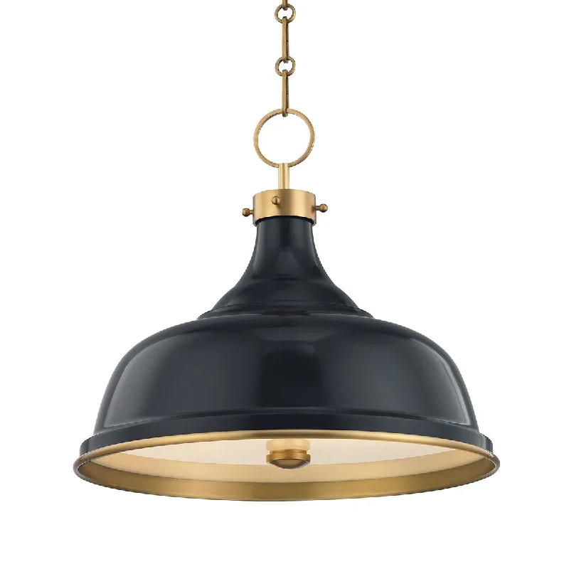 Dust - Resistant Industrial Lighting for Dirty WorkspacesPainted No.1 18 in. 3 Lights Pendant Light Dark Blue Finish Dust - Resistant Industrial Lighting for Dirty WorkspacesPainted No.1 18 in. 3 Lights Pendant Light Dark Blue Finish
