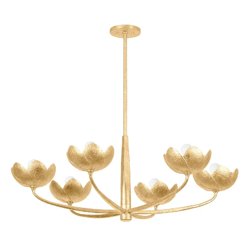Industrial Lighting for Chemical PlantsArcata Six Light Chandelier