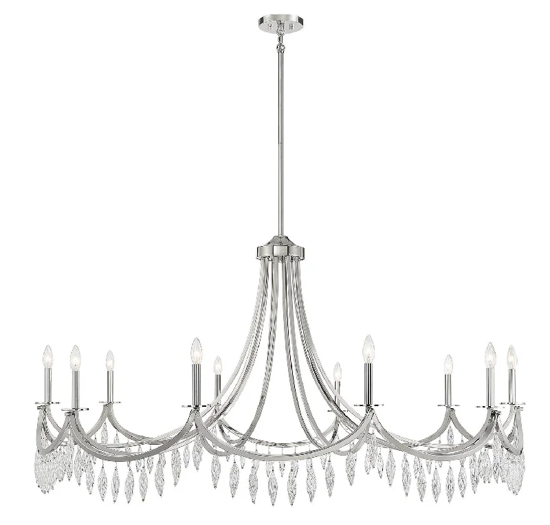 Low - Bay Industrial Lighting Fixtures for Small FactoriesKameron Ten Light Chandelier Low - Bay Industrial Lighting Fixtures for Small FactoriesKameron Ten Light Chandelier