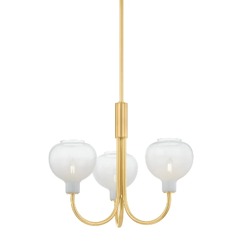 Industrial Lighting for Electronics ManufacturingEstelle Three Light Chandelier