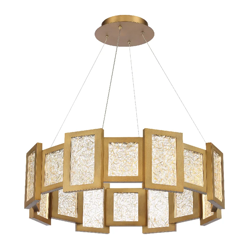 White track lighting for a clean lookFury Round Chandelier