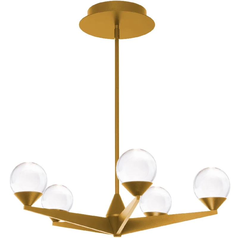 Track lighting for high - ceiling spacesDouble Bubble Chandelier