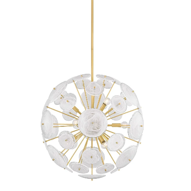 Dust - Resistant Industrial Lighting for Dirty WorkspacesTamara Nine Light Chandelier Dust - Resistant Industrial Lighting for Dirty WorkspacesTamara Nine Light Chandelier