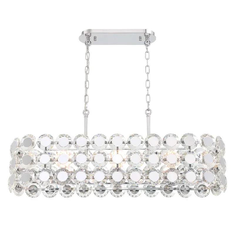 High - Bay LED Industrial Lighting for WarehousesPerrene 40 in. 8 Lights Chandelier Chrome Finish High - Bay LED Industrial Lighting for WarehousesPerrene 40 in. 8 Lights Chandelier Chrome Finish