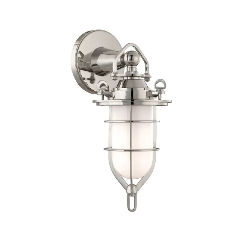 Industrial Lighting for Furniture FactoriesNew Canaan 15 in. Wall Sconce Polished Nickel finish Industrial Lighting for Furniture FactoriesNew Canaan 15 in. Wall Sconce Polished Nickel finish