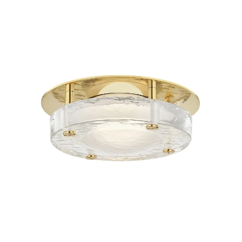 Explosion - Proof Industrial Lighting for Hazardous LocationsHeath 8 in. Flush Mount Light Brass Finish Explosion - Proof Industrial Lighting for Hazardous LocationsHeath 8 in. Flush Mount Light Brass Finish