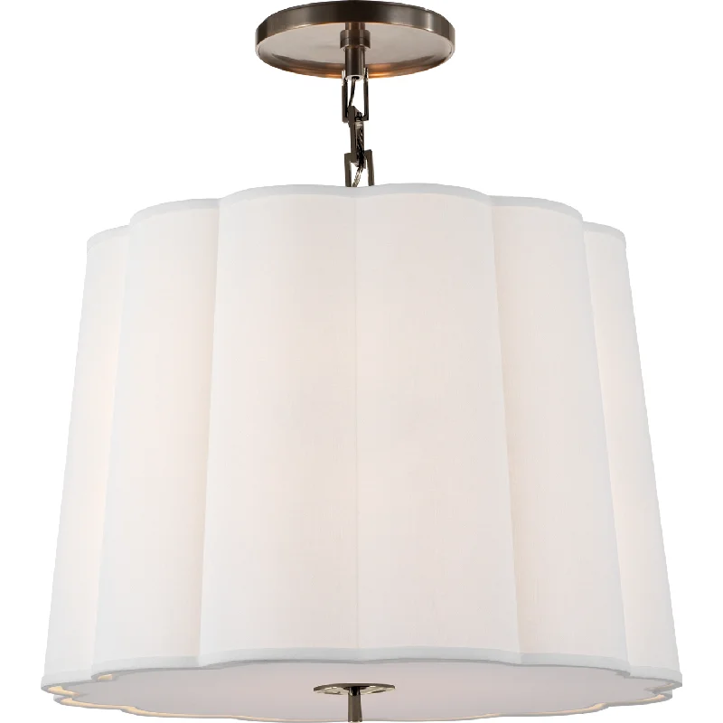 Track lighting for modernizing traditional interiorsSimple Scallop Large Hanging Shade Track lighting for modernizing traditional interiorsSimple Scallop Large Hanging Shade