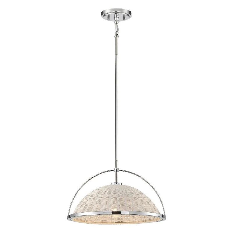 Industrial Lighting for Printing Press FacilitiesCeleste 16 in. Pendant Light Chrome finish Industrial Lighting for Printing Press FacilitiesCeleste 16 in. Pendant Light Chrome finish