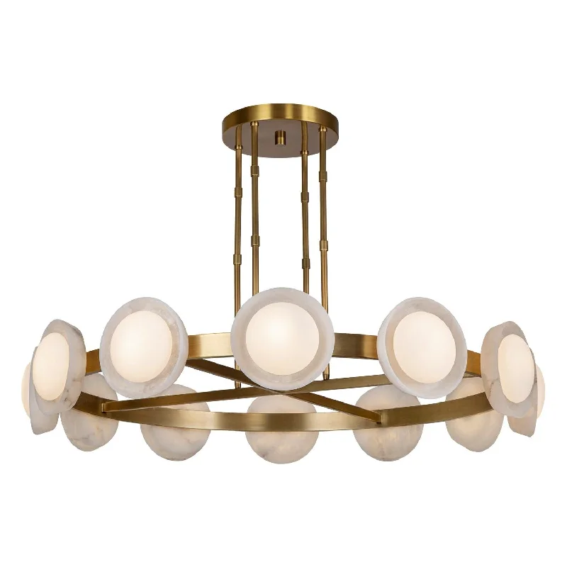 Modern track lighting with LED bulbsAlonso 50" LED Chandelier