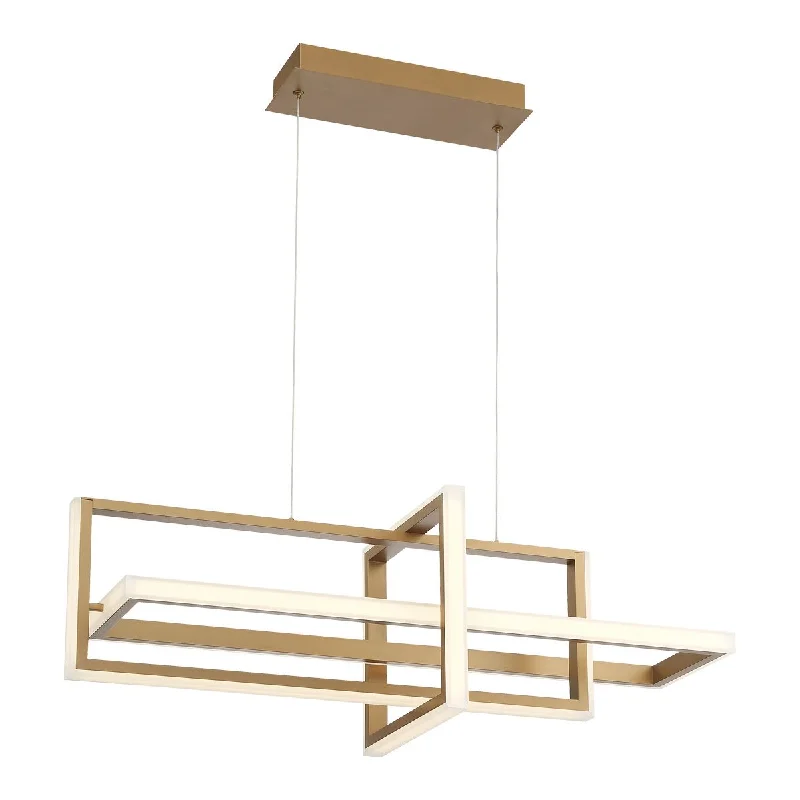 Industrial Task Lighting for Precision WorkstationsBordo 38 in. 3 Lights LED Chandelier Gold finish Industrial Task Lighting for Precision WorkstationsBordo 38 in. 3 Lights LED Chandelier Gold finish