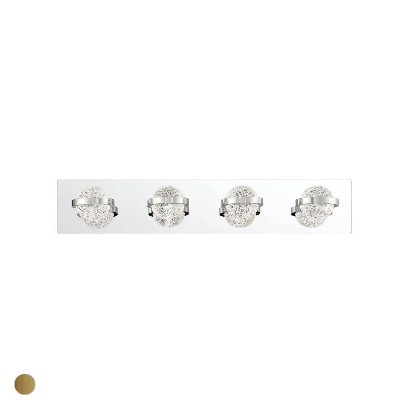 Waterproof Industrial Lighting for Wet AreasRyder 26 in 4 Lights LED Bath Bar Chrome finish Waterproof Industrial Lighting for Wet AreasRyder 26 in 4 Lights LED Bath Bar Chrome finish