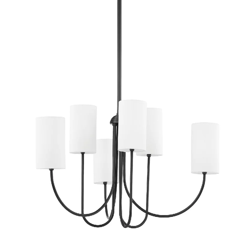 Industrial Ceiling - Mounted Lighting for Assembly PlantsHarlem 6 lights Chandelier Old Bronze finish Industrial Ceiling - Mounted Lighting for Assembly PlantsHarlem 6 lights Chandelier Old Bronze finish
