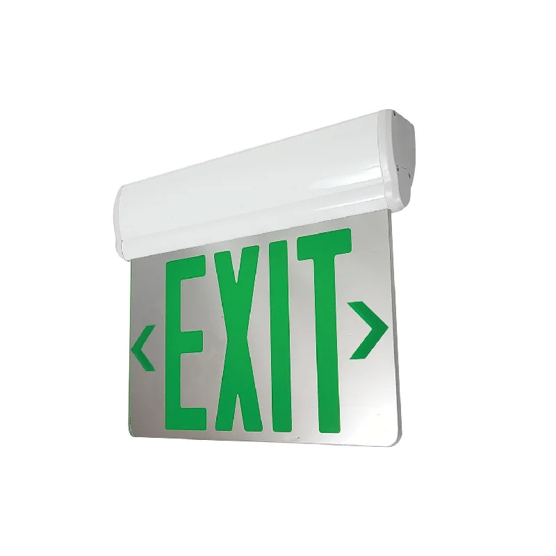Industrial Lighting for Printing Press FacilitiesExit LED Edge-Lit Exit Sign