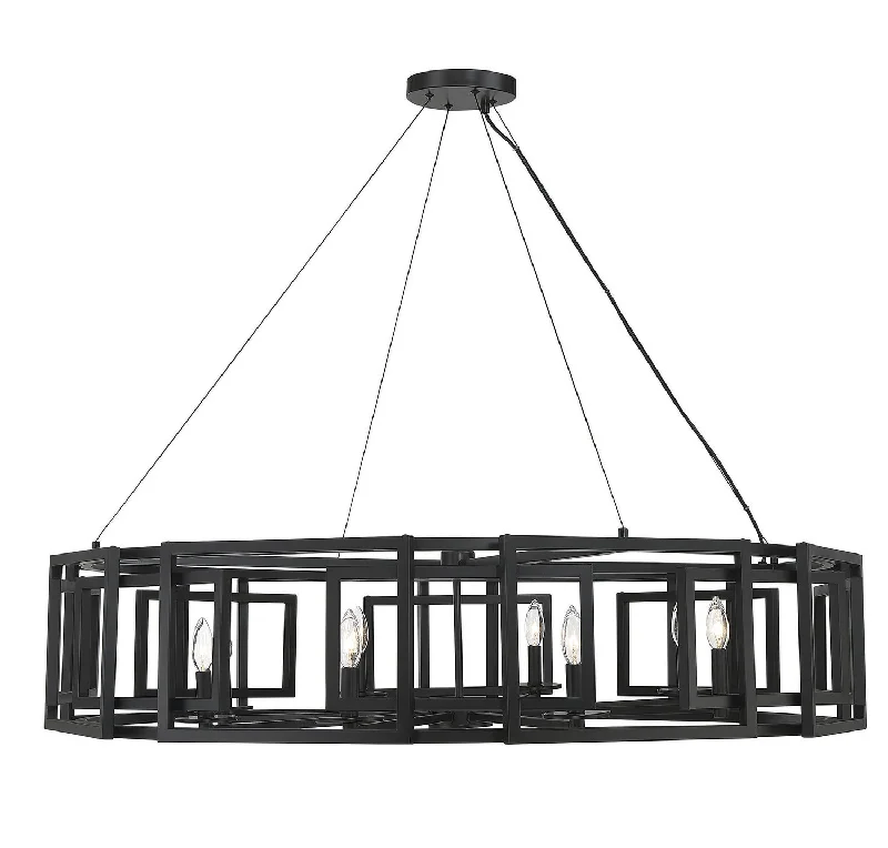 Durable Industrial Lighting for Harsh EnvironmentsRadcliffe Eight Light Chandelier Durable Industrial Lighting for Harsh EnvironmentsRadcliffe Eight Light Chandelier