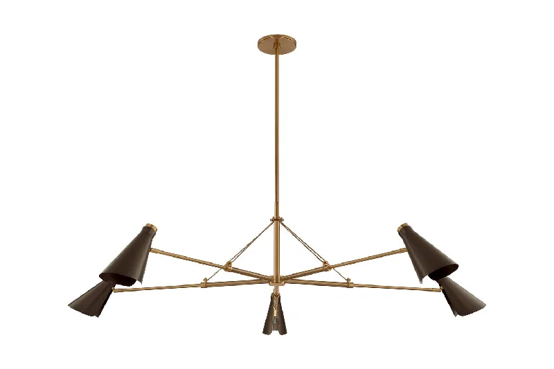 Industrial Lighting for Food Processing FactoriesAndersen Five Light Chandelier