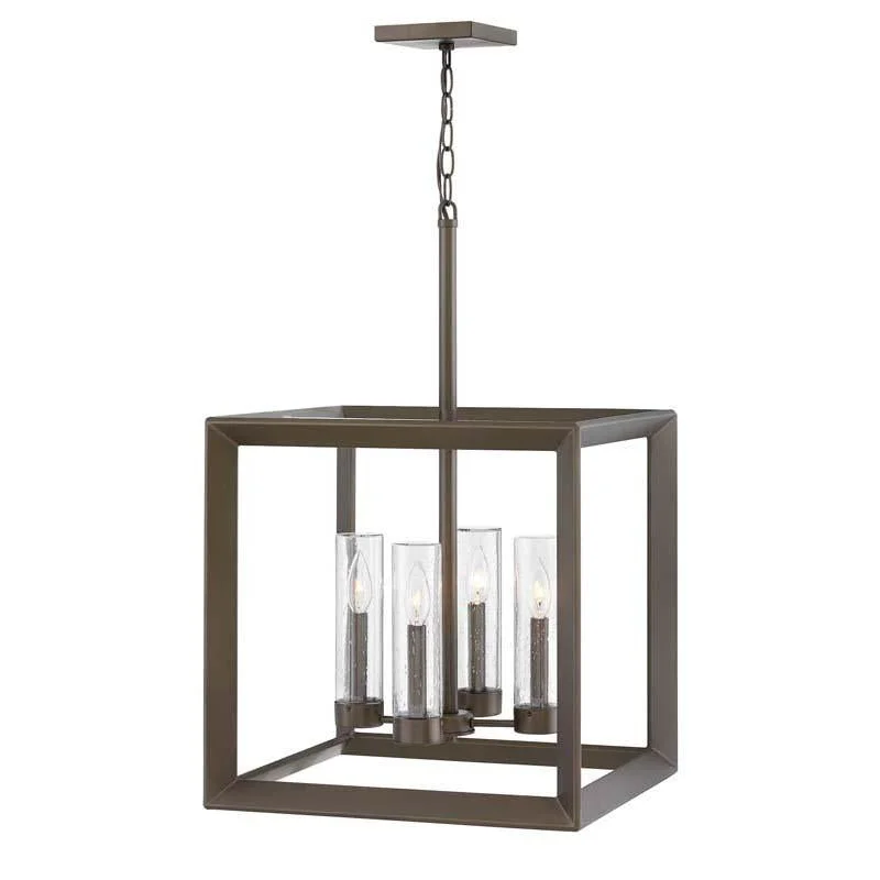Track lighting for creating a focal pointHinkley 29304 Outdoor Rhodes Warm Bronze Hanging Light