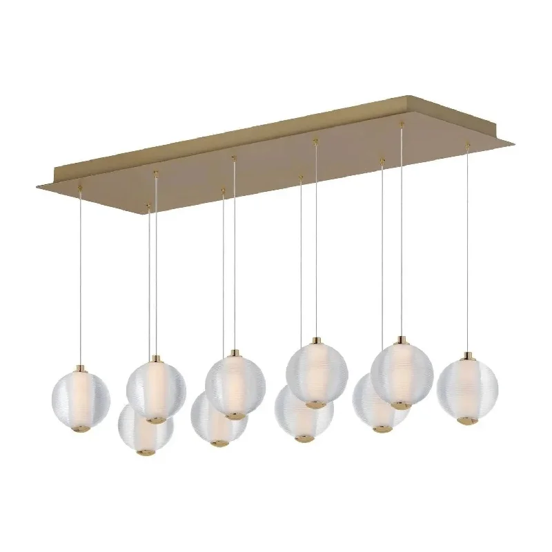 Rustic track lighting for farmhouse decorRhythm LED Linear Pendant