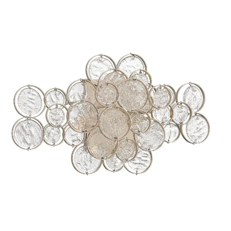 Industrial Wall - Mounted Lighting for Workshop WallsTrento 2 Lights 18 in. Wall Light Silver Finish