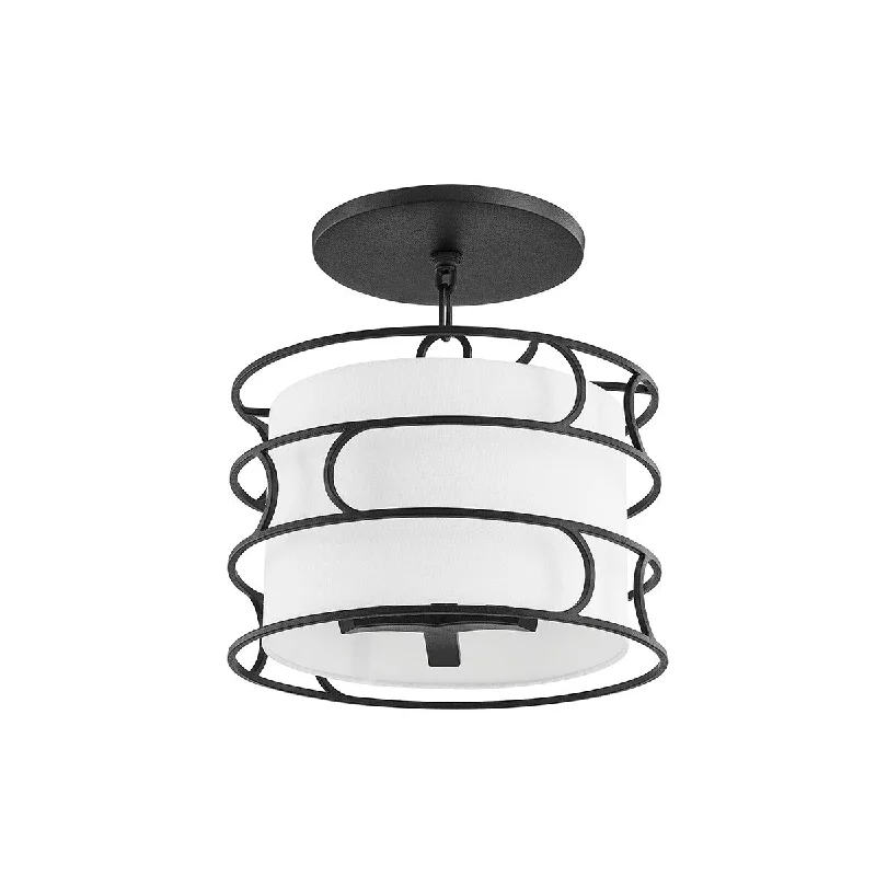 Industrial Flood Lighting for Outdoor Loading DocksReedley Three Light Semi Flush Mount Industrial Flood Lighting for Outdoor Loading DocksReedley Three Light Semi Flush Mount