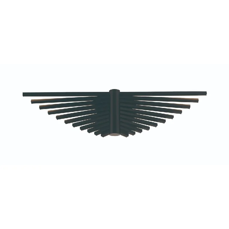 Industrial Lighting for Automotive Manufacturing PlantsSeraph 25 in. LED Wall Sconce black Finish