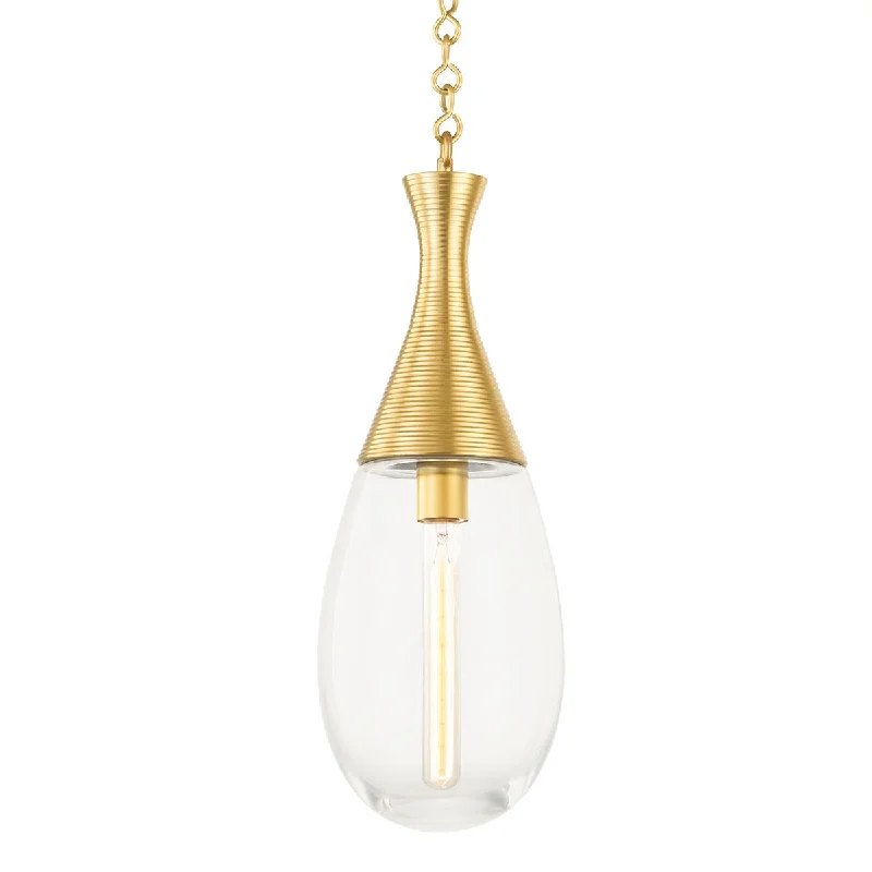 High - Bay LED Industrial Lighting for WarehousesSouthold 8 In. Pendant Light Antique Brass Finish High - Bay LED Industrial Lighting for WarehousesSouthold 8 In. Pendant Light Antique Brass Finish