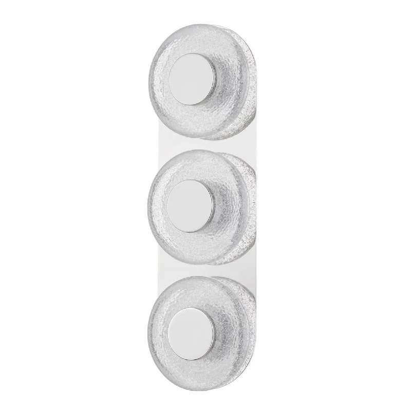 High - Bay LED Industrial Lighting for WarehousesPearl 20 in. 3 lights LED Wall Sconce polished nickel Finish High - Bay LED Industrial Lighting for WarehousesPearl 20 in. 3 lights LED Wall Sconce polished nickel Finish