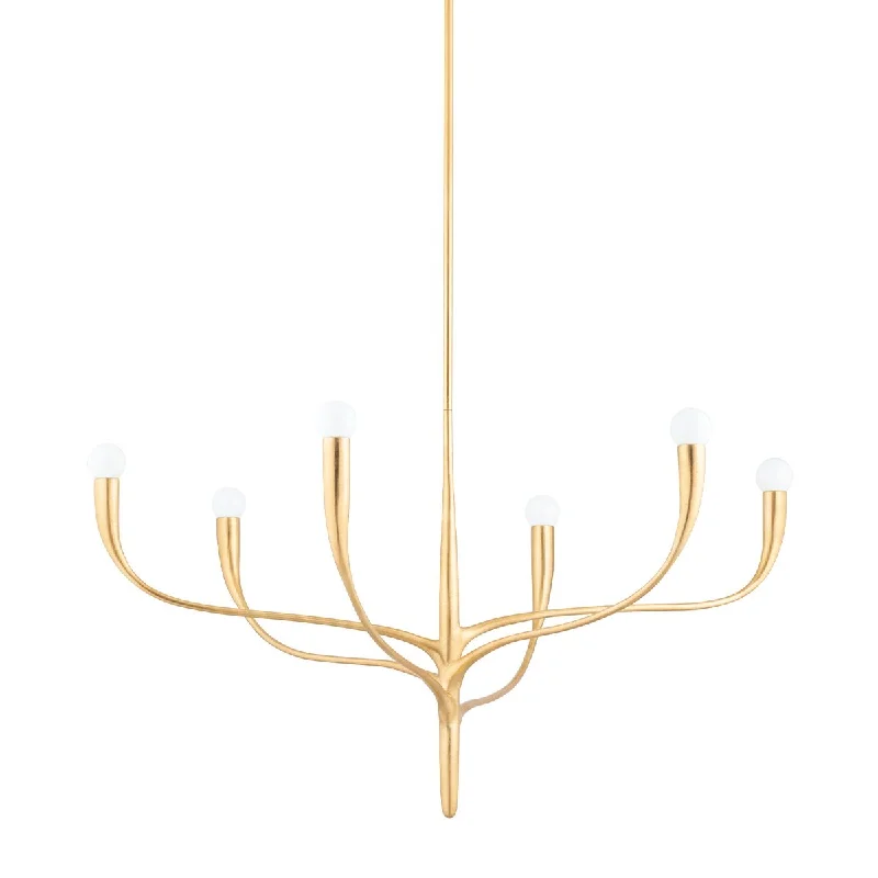 Industrial Exit Sign Lighting for Quick EvacuationLabra 36 in. 6 Lights Chandelier Gold finish Industrial Exit Sign Lighting for Quick EvacuationLabra 36 in. 6 Lights Chandelier Gold finish