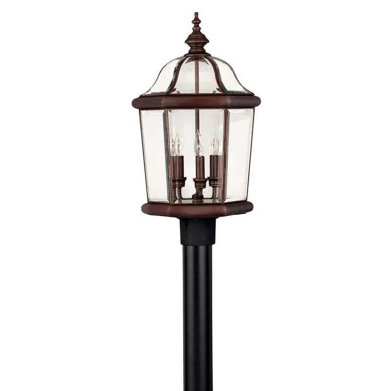 Low - voltage track lighting for safetyHinkley 2451CB Outdoor Augusta Copper Bronze Post Mount Light Low - voltage track lighting for safetyHinkley 2451CB Outdoor Augusta Copper Bronze Post Mount Light