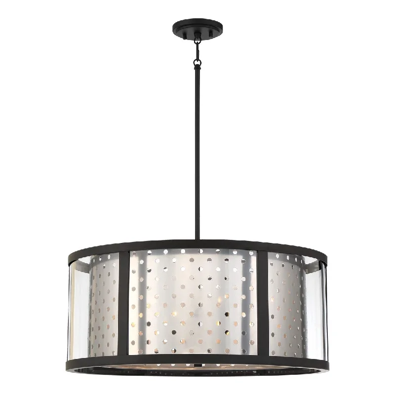Shock - Resistant Industrial Lighting for Vibrating Machinery AreasGrado 25 in. 6 Lights Pendant Light Chrome finish Shock - Resistant Industrial Lighting for Vibrating Machinery AreasGrado 25 in. 6 Lights Pendant Light Chrome finish