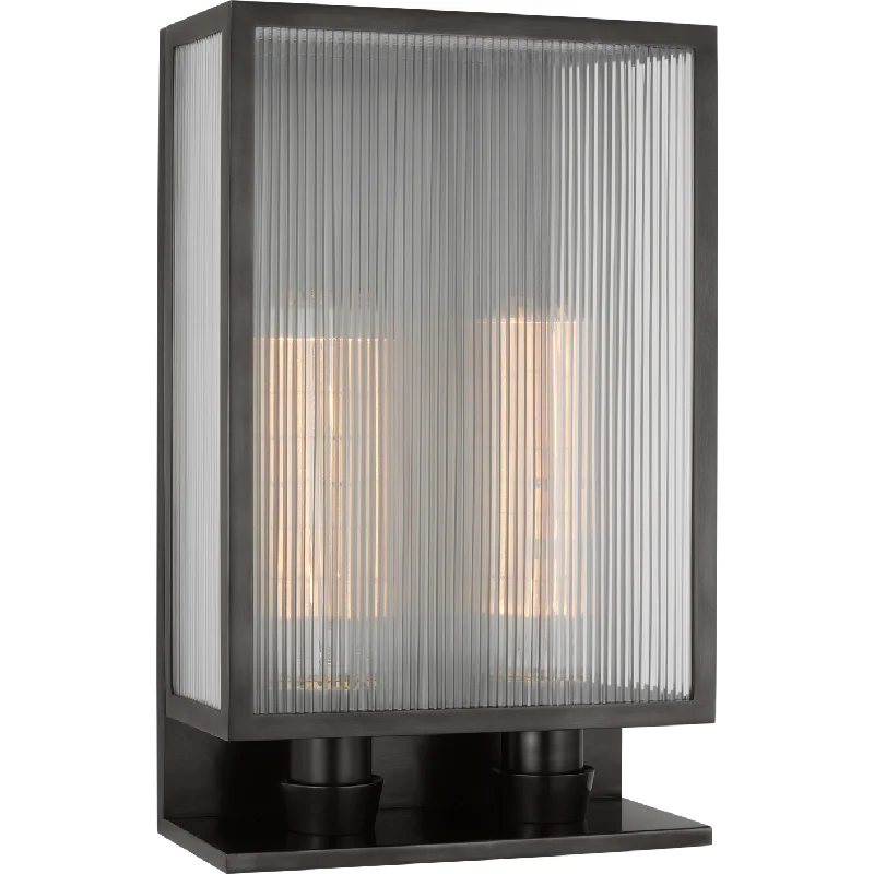 Track lighting for enhancing the architectureYork 16" Double Box Sconce