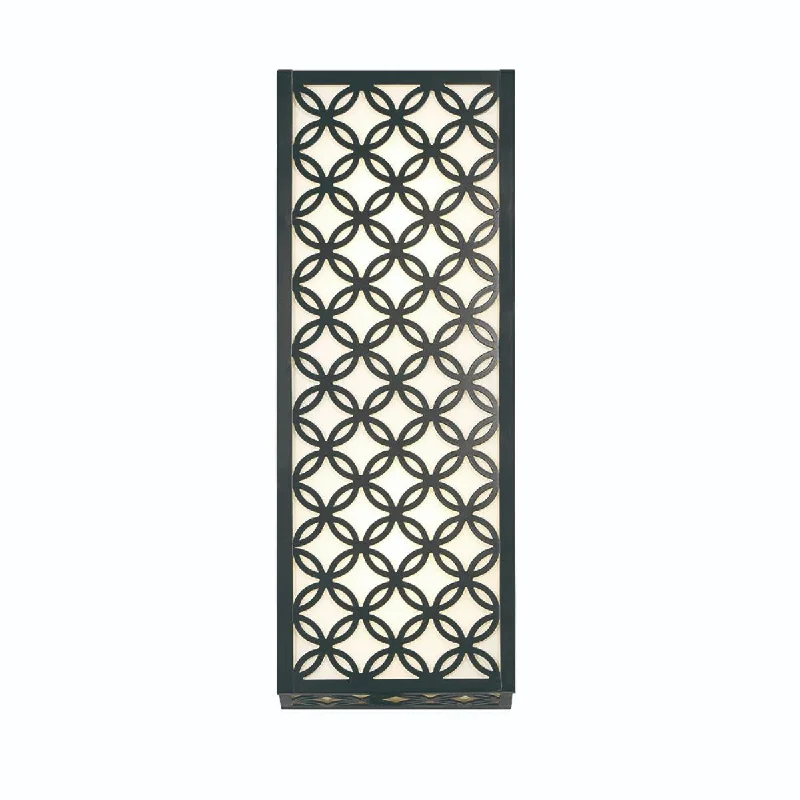 Energy - Efficient Industrial Lighting for Cost - SavingsClover 21 In. LED Outdoor Wall Sconce Black Finish Energy - Efficient Industrial Lighting for Cost - SavingsClover 21 In. LED Outdoor Wall Sconce Black Finish