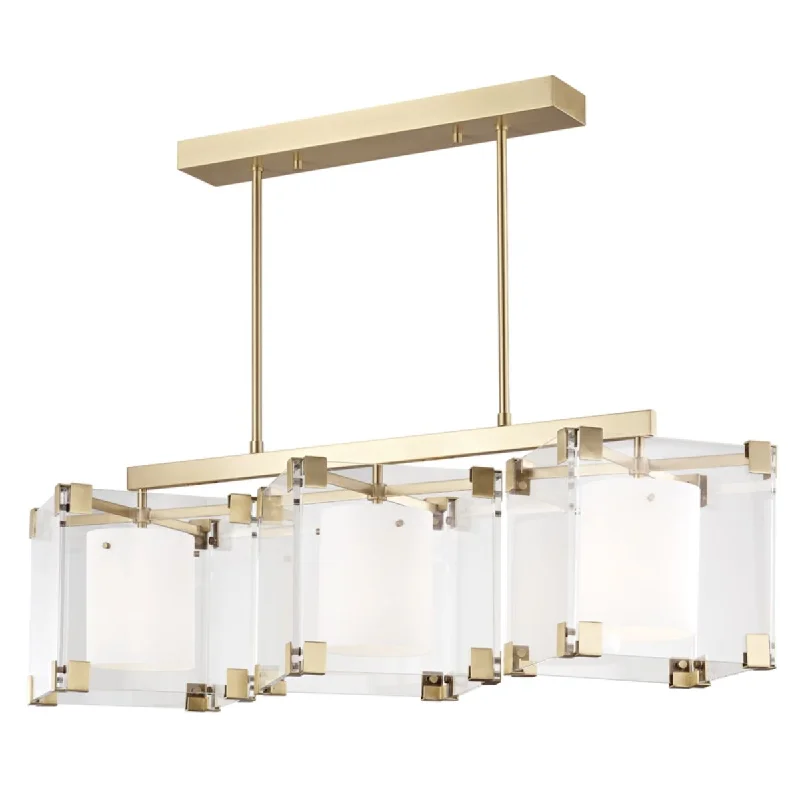 Industrial Lighting for Textile MillsAchilles 54 in. 3 Lights Pendant Light Brass Finish Industrial Lighting for Textile MillsAchilles 54 in. 3 Lights Pendant Light Brass Finish