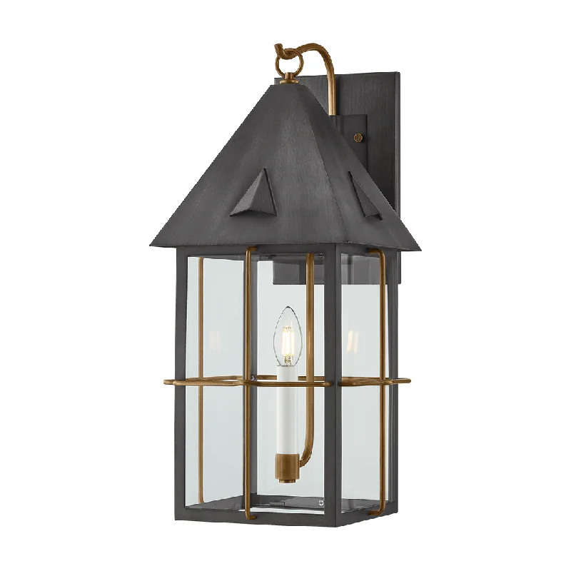 Track lighting with swivel heads for precise aimingToby 1-Light Outdoor Wall Sconce