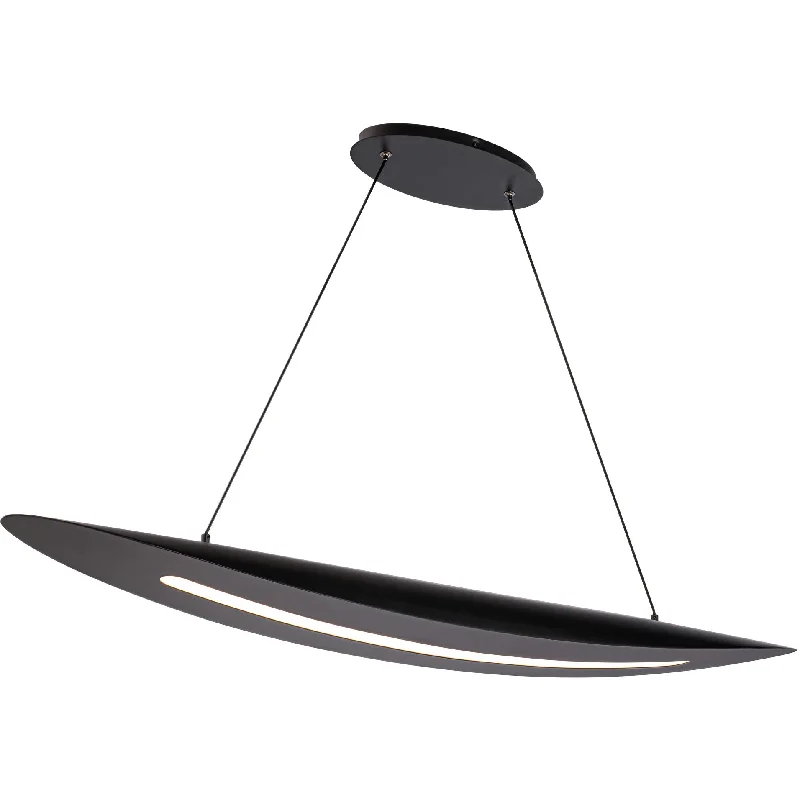 Track lighting for creating a moody atmosphereBlack Jack Linear Pendant