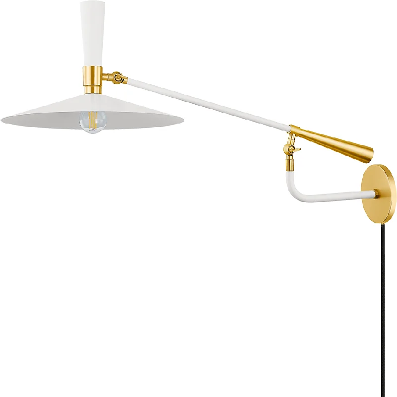 Contemporary track lighting in black finishMilena 1-Light Wall Sconce