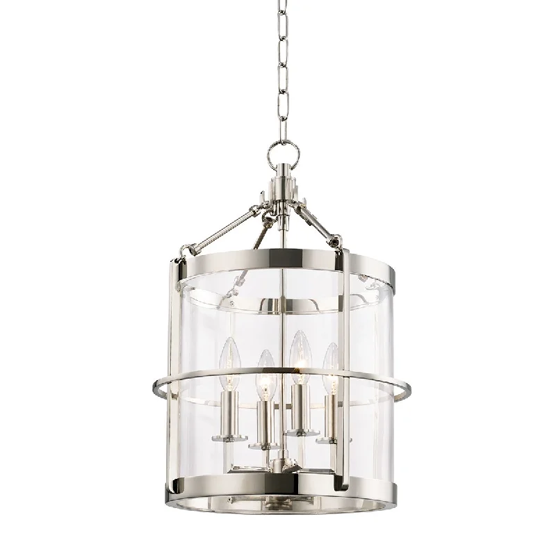 Color - Tunable Industrial Lighting for Special ApplicationsRen 14 In. 4 Lights Pendant Light Polished Nickel Finish