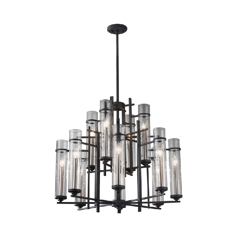 Track lighting with multiple heads for flexibilityEthan Chandelier