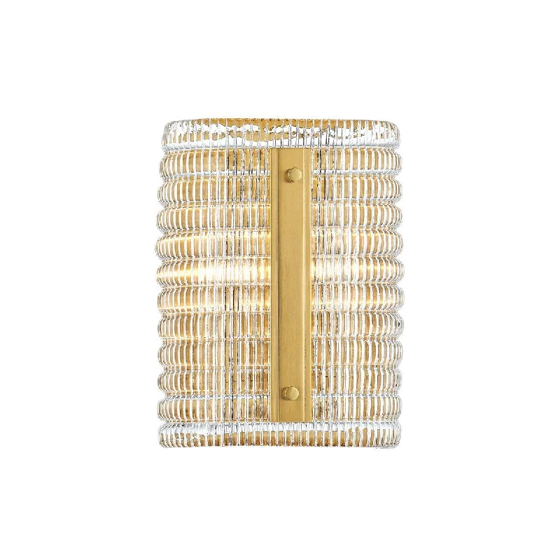 High - Bay LED Industrial Lighting for WarehousesAthens 10 In. 2 Lights Wall Light Brass Finish High - Bay LED Industrial Lighting for WarehousesAthens 10 In. 2 Lights Wall Light Brass Finish